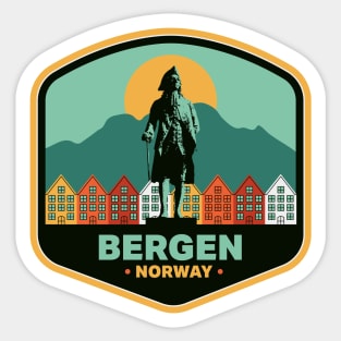 Bergen Norway Sticker